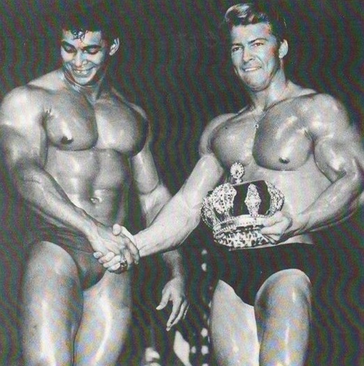 Larry Scott inagural Mr. Olympia Winner