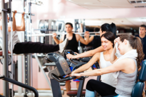 Crowded gym